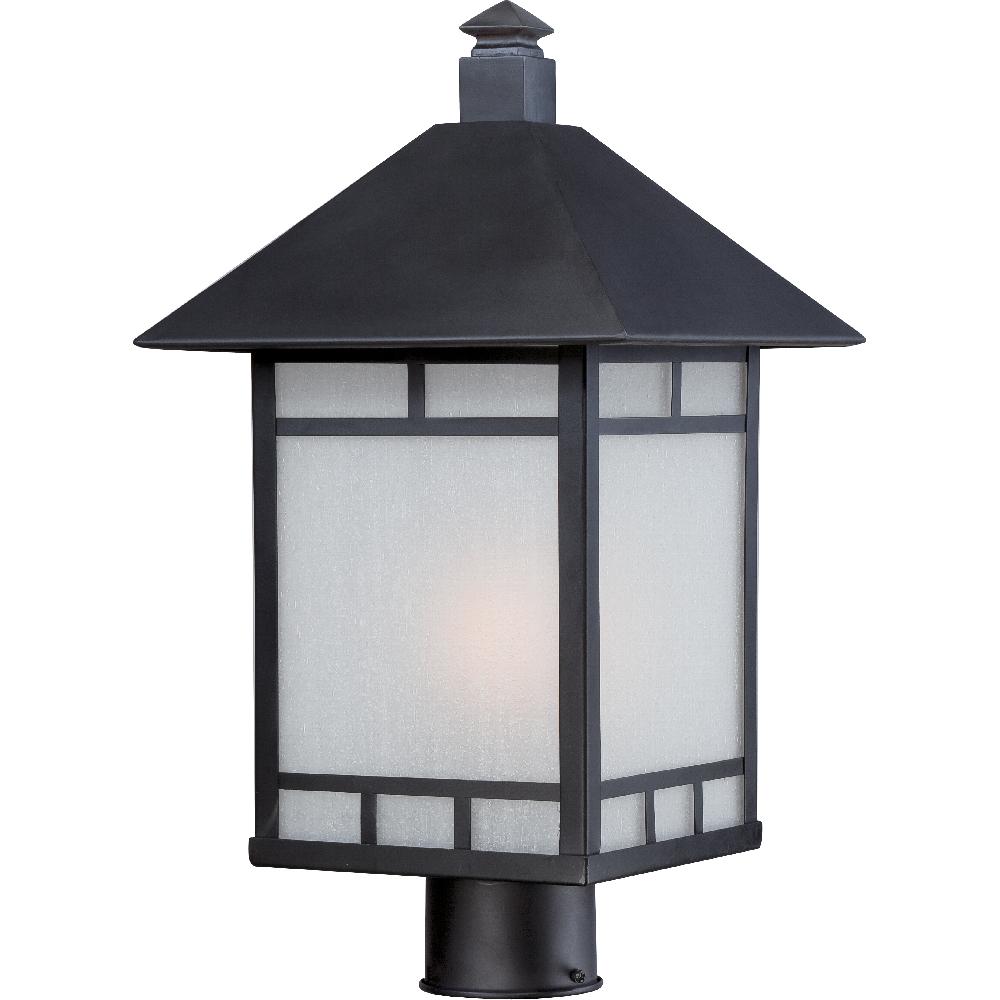 nuvo lighting Drexel 1 Light 18 inch Stone Black Outdoor Post Light