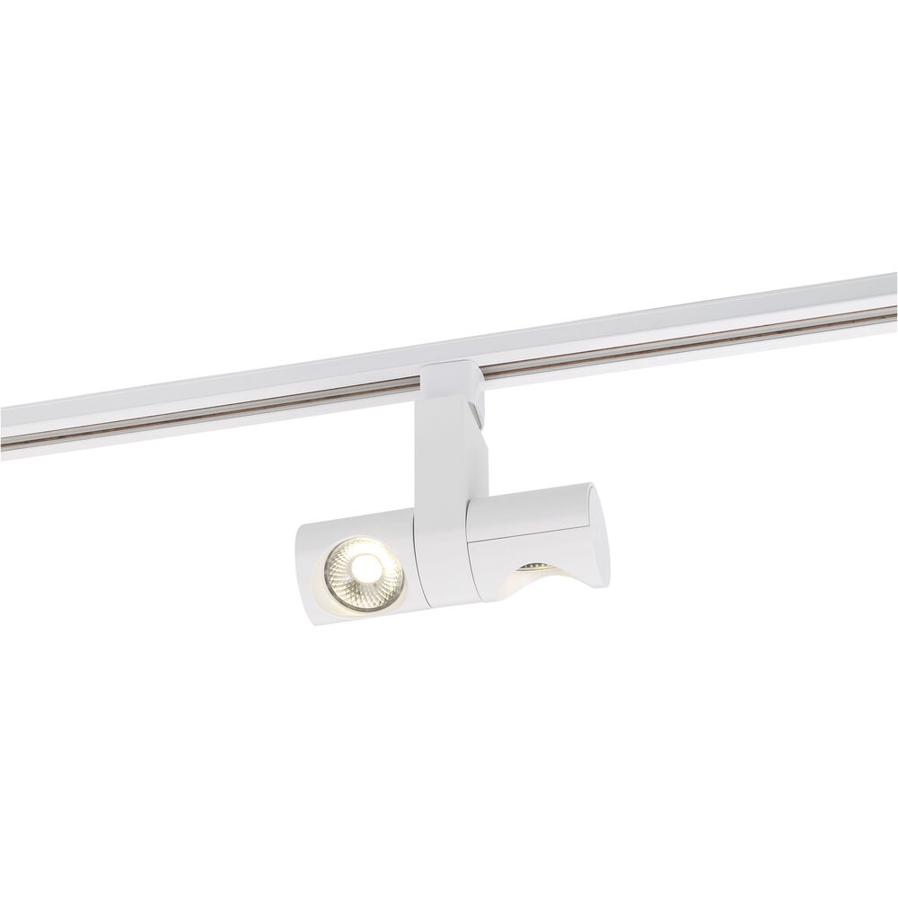 Nuvo Lighting Dual Pipe 120 White Track Head Ceiling Light