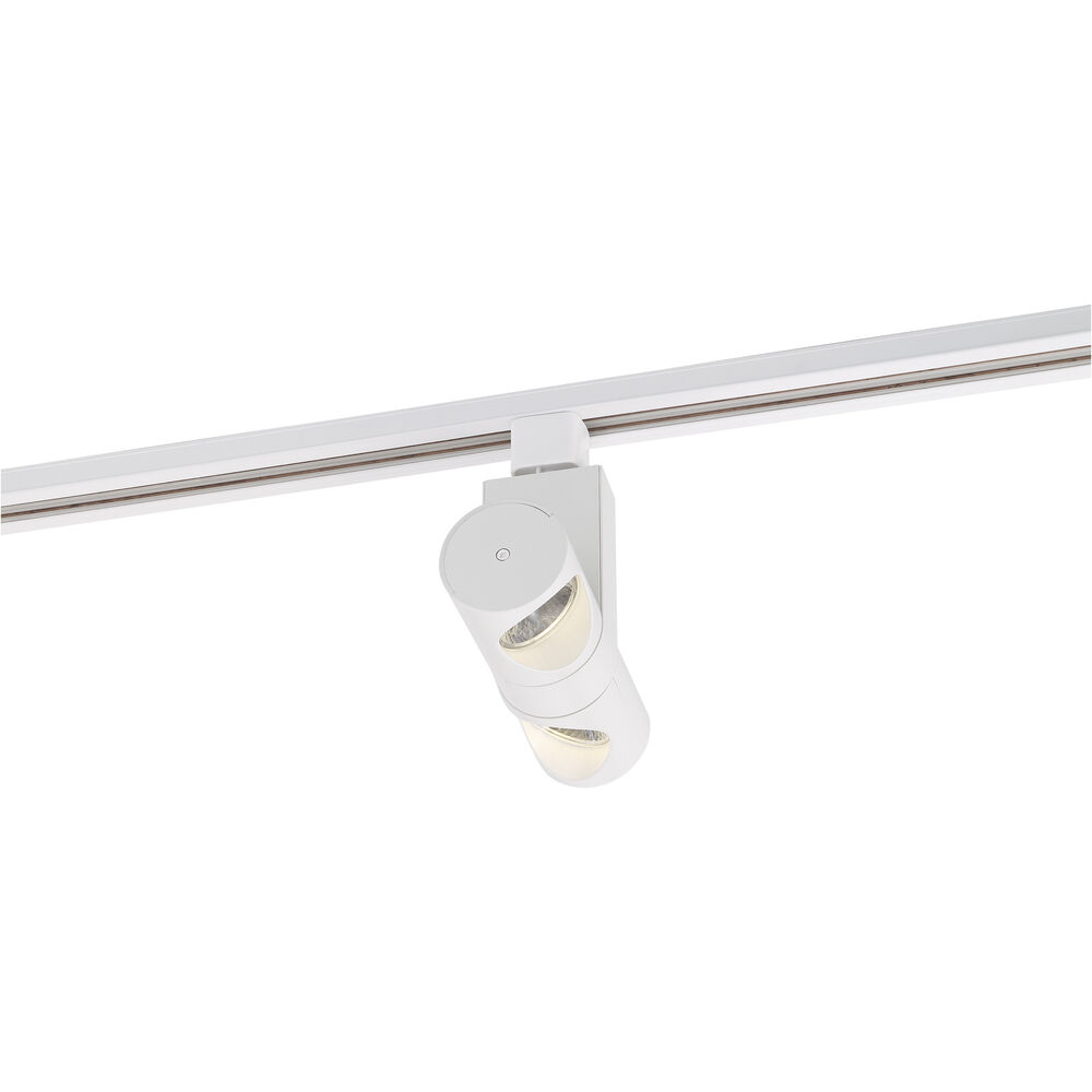 Nuvo Lighting Dual Pipe 120 White Track Head Ceiling Light