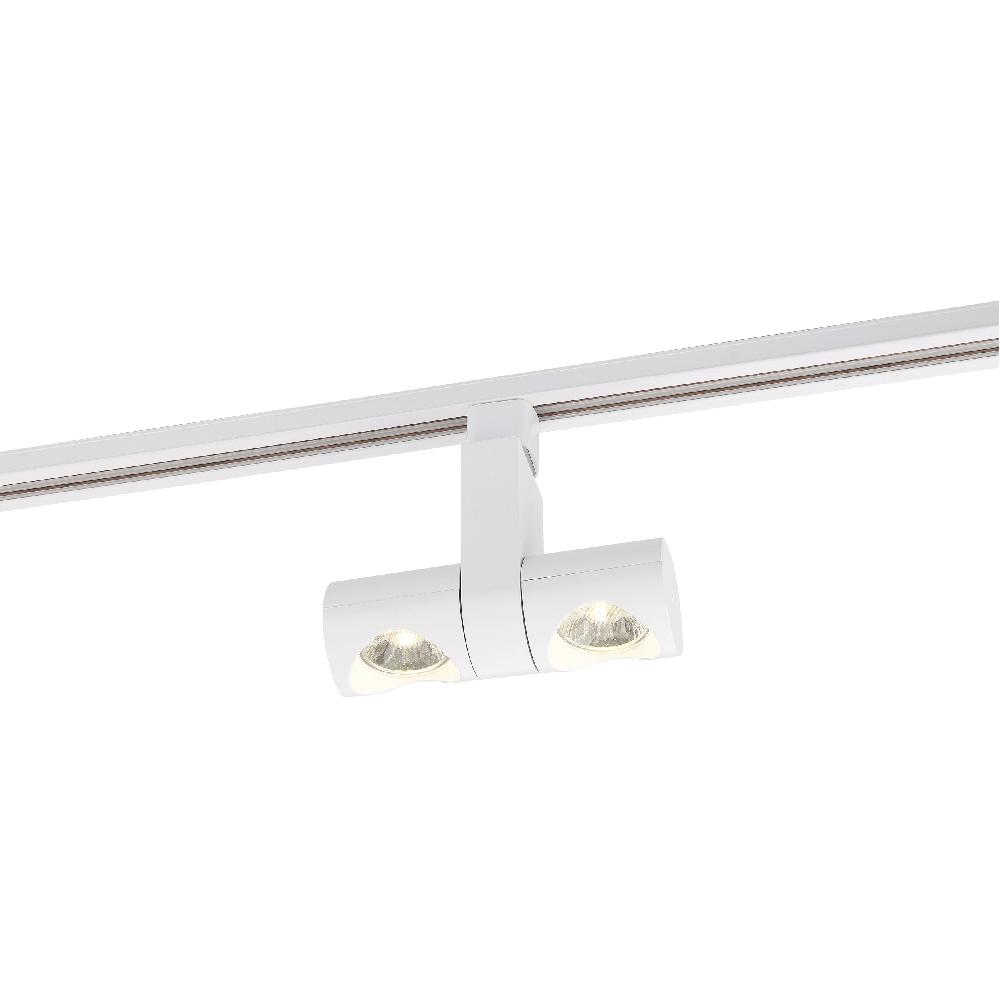 Nuvo Lighting Dual Pipe 120 White Track Head Ceiling Light