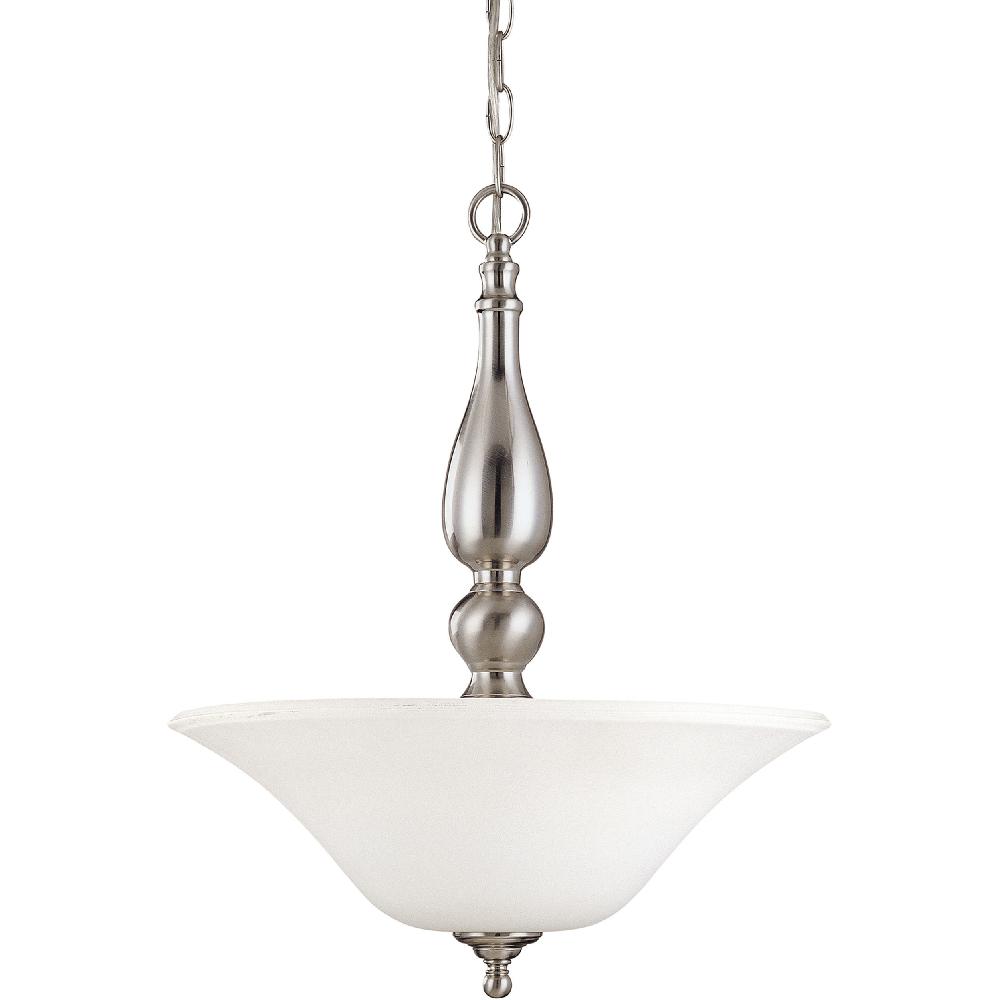 nuvo lighting Dupont 3 Light 16 inch Brushed Nickel Pendant Ceiling Light