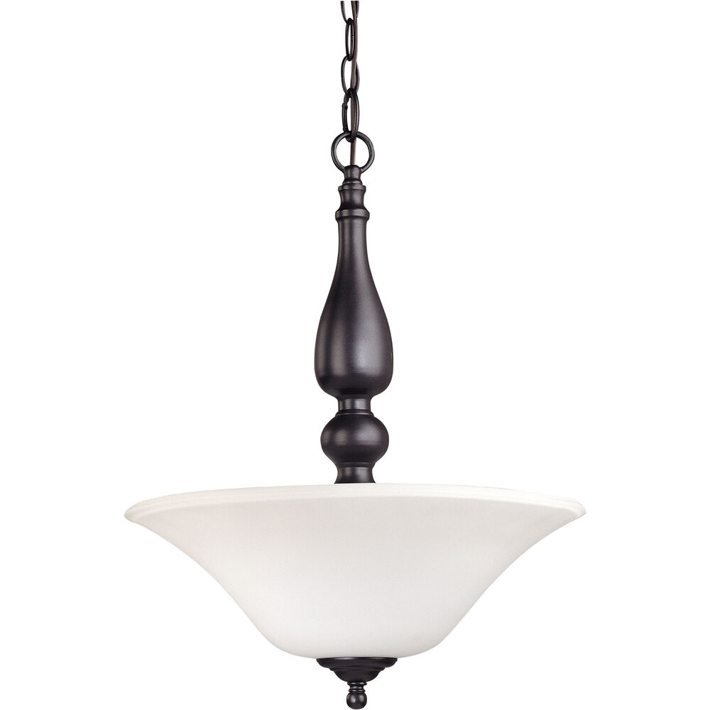 Nuvo Lighting Dupont 3 Light 16 Inch Dark Chocolate Bronze Pendant Ceiling Light
