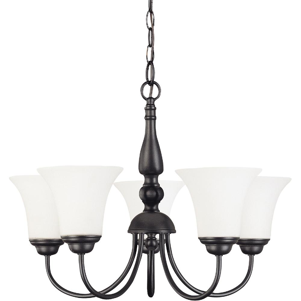 nuvo lighting Dupont 5 Light 22 inch Dark Chocolate Bronze Chandelier Ceiling Light