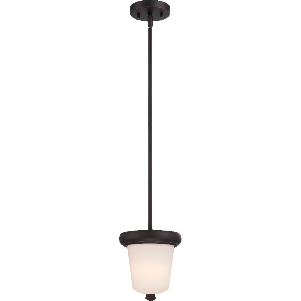 nuvo lighting Dylan LED 7 inch Mahogany Bronze Mini Pendant Ceiling Light