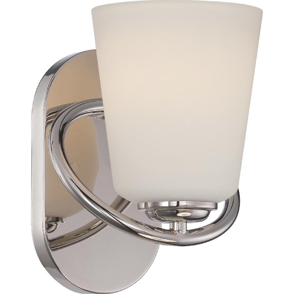nuvo lighting Dylan LED 8.63 inch Polished Nickel Vanity Light Wall Light