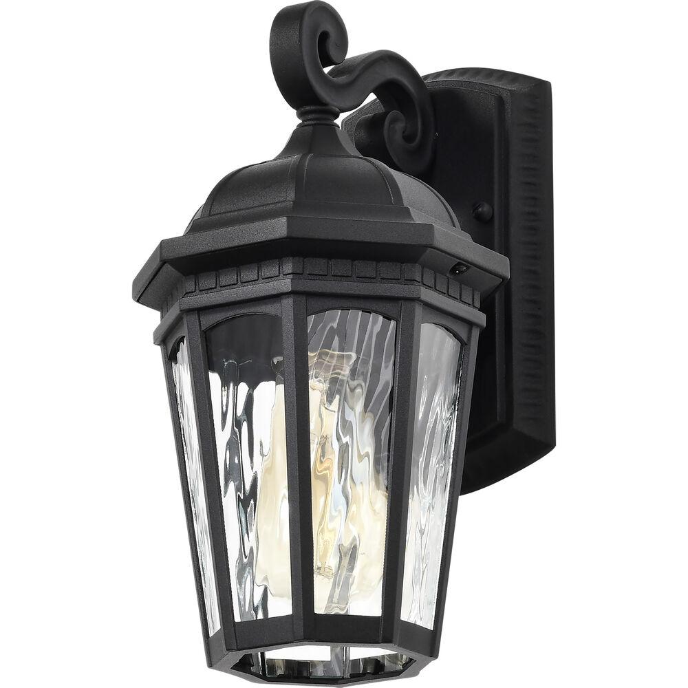 Nuvo Lighting East River 12 Inch Matte Black Outdoor Wall Lantern Small