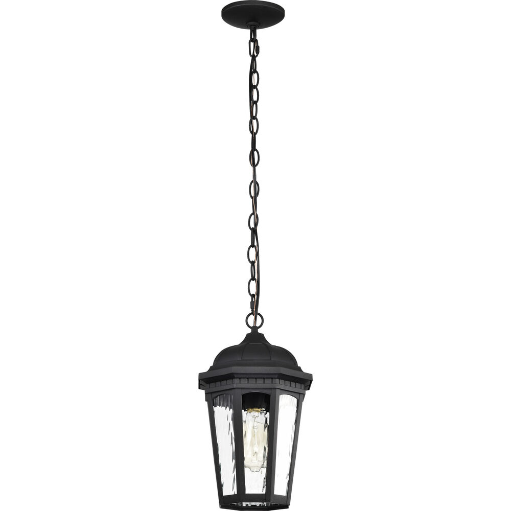 Nuvo Lighting East River 8 Inch Matte Black Outdoor Hanging Lantern