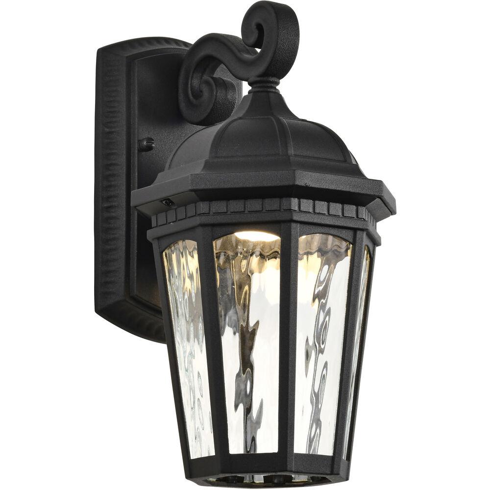 Nuvo Lighting East River LED 12 Inch Matte Black Outdoor Wall Sconce