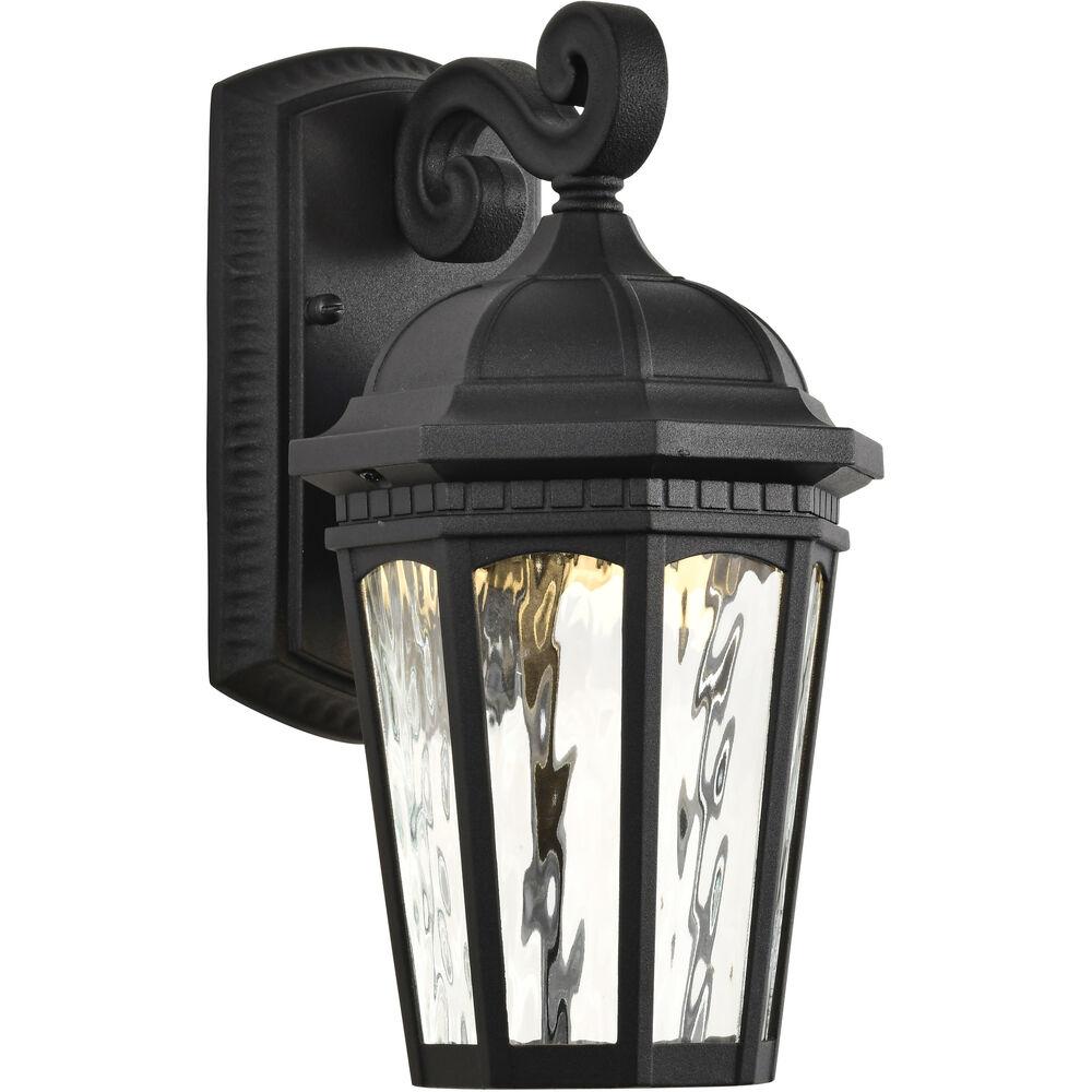 Nuvo Lighting East River LED 12 Inch Matte Black Outdoor Wall Sconce
