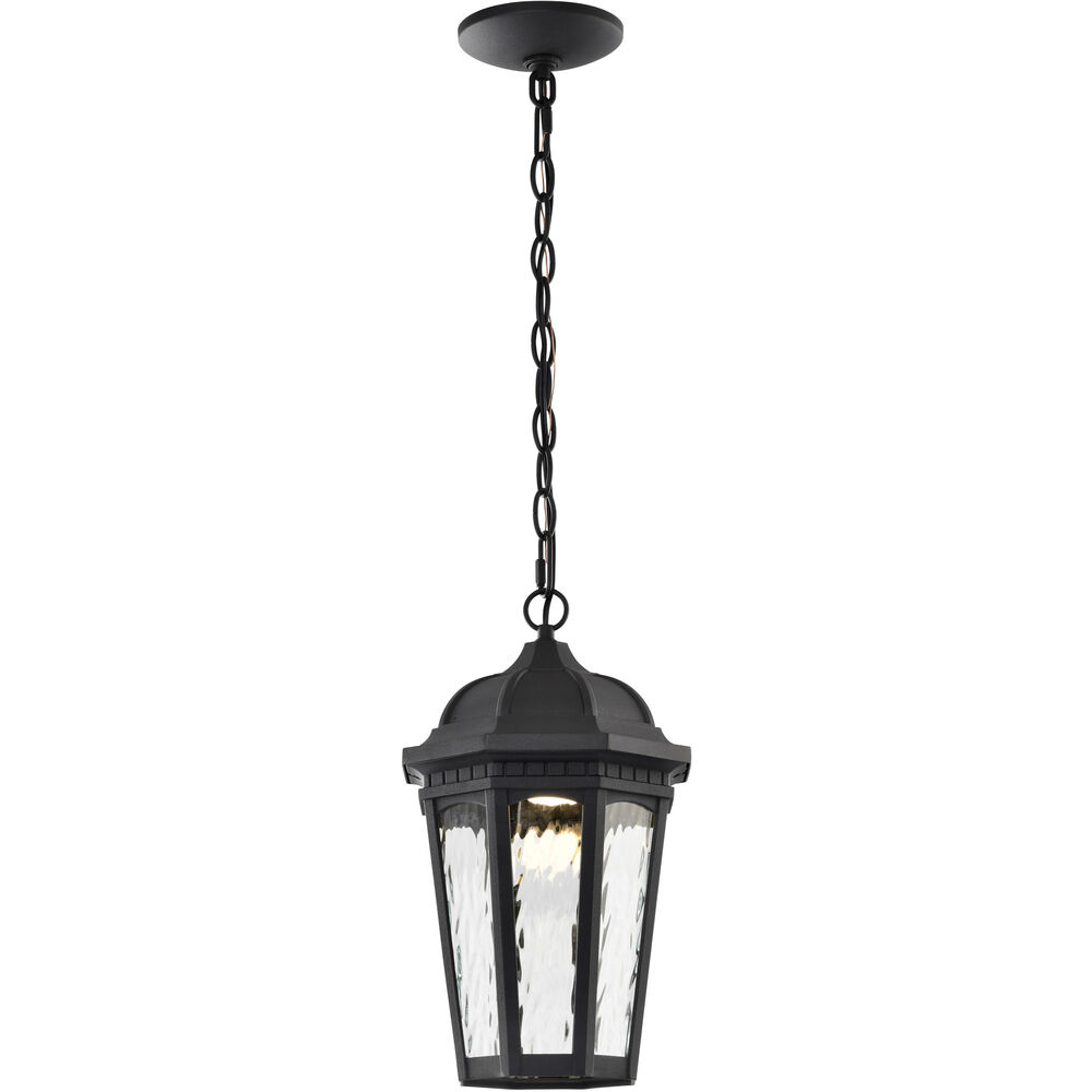 Nuvo Lighting East River LED 8.25 Inch Matte Black Outdoor Hanging Fixture