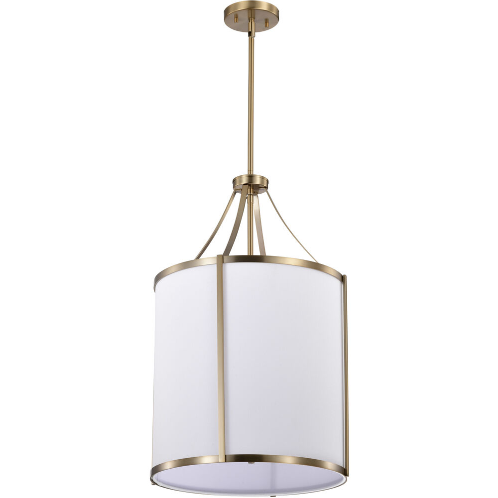 Nuvo Lighting Easton 3 Light 16 Inch Burnished Brass Pendant Ceiling Light