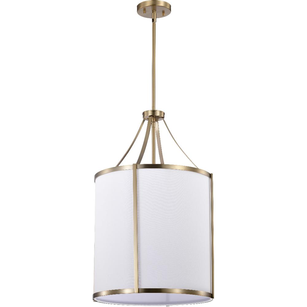 nuvo lighting Easton 3 Light 16 inch Burnished Brass Pendant Ceiling Light