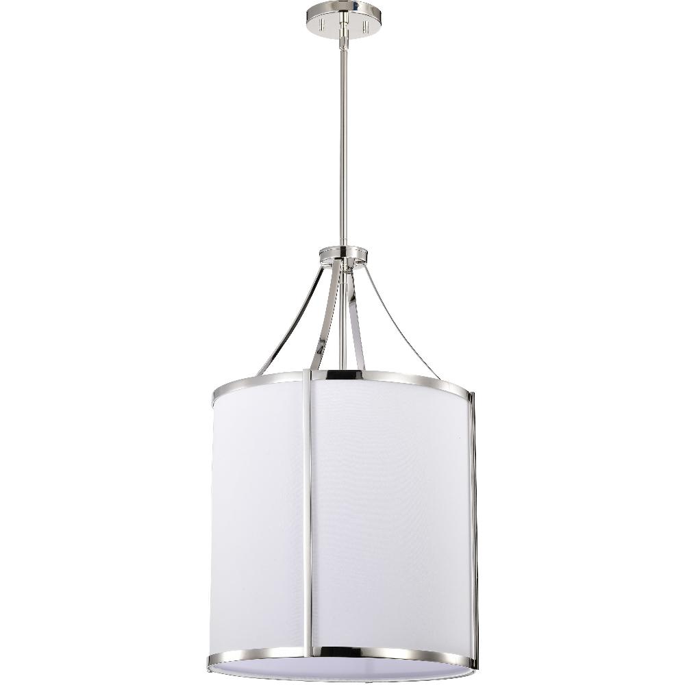 nuvo lighting Easton 3 Light 16 inch Polished Nickel Pendant Ceiling Light