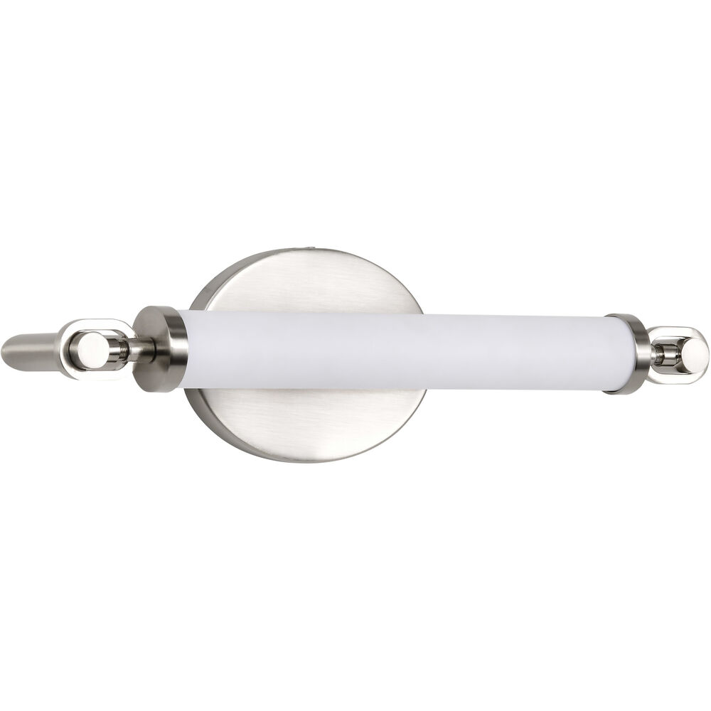 Nuvo Lighting Edgeworth LED 15.75 Inch Brushed Nickel Vanity Light Wall Light