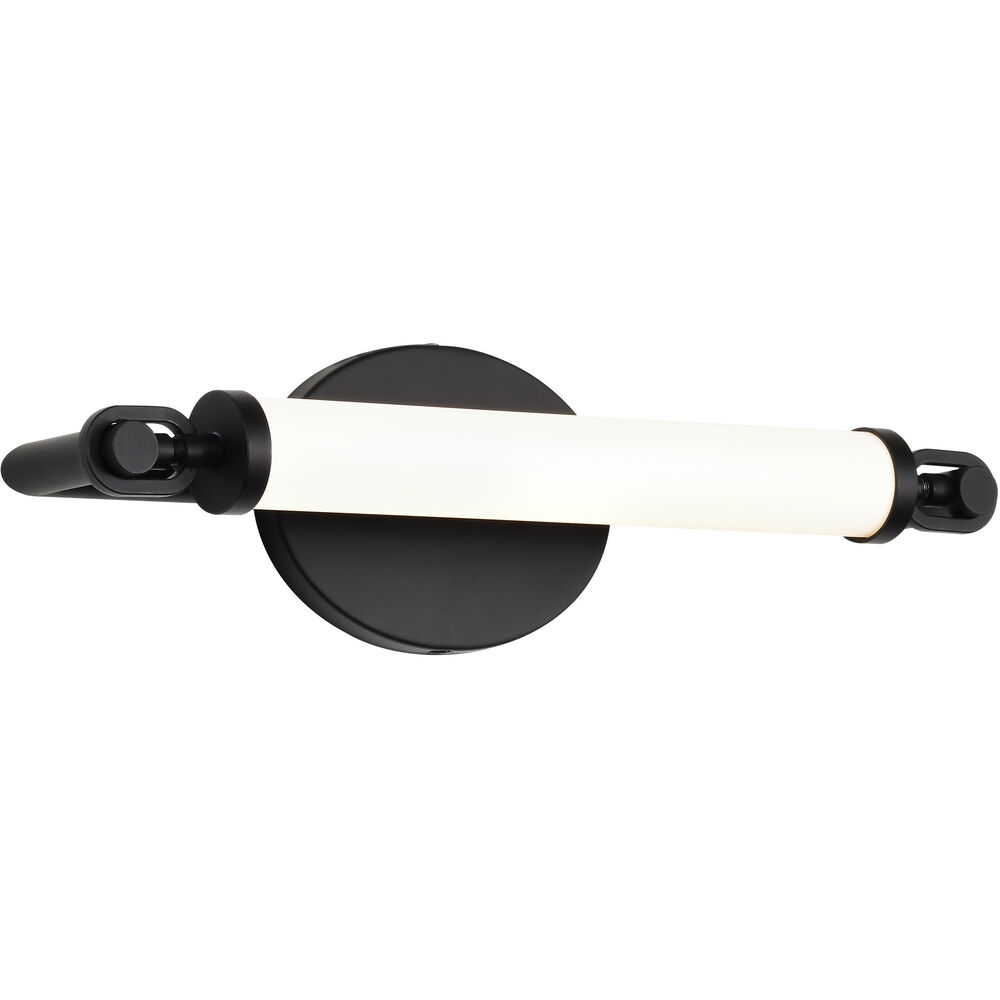 Nuvo Lighting Edgeworth LED 15.75 Inch Matte Black Vanity Light Wall Light
