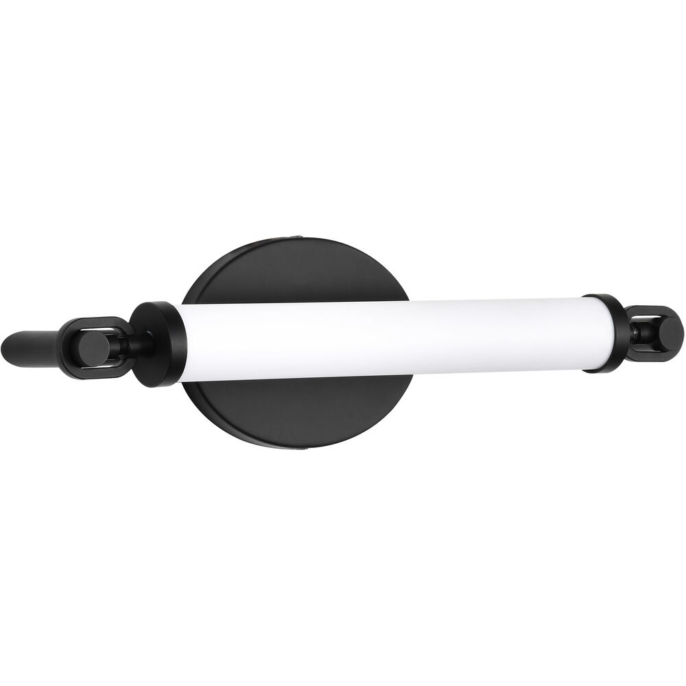 Nuvo Lighting Edgeworth LED 15.75 Inch Matte Black Vanity Light Wall Light