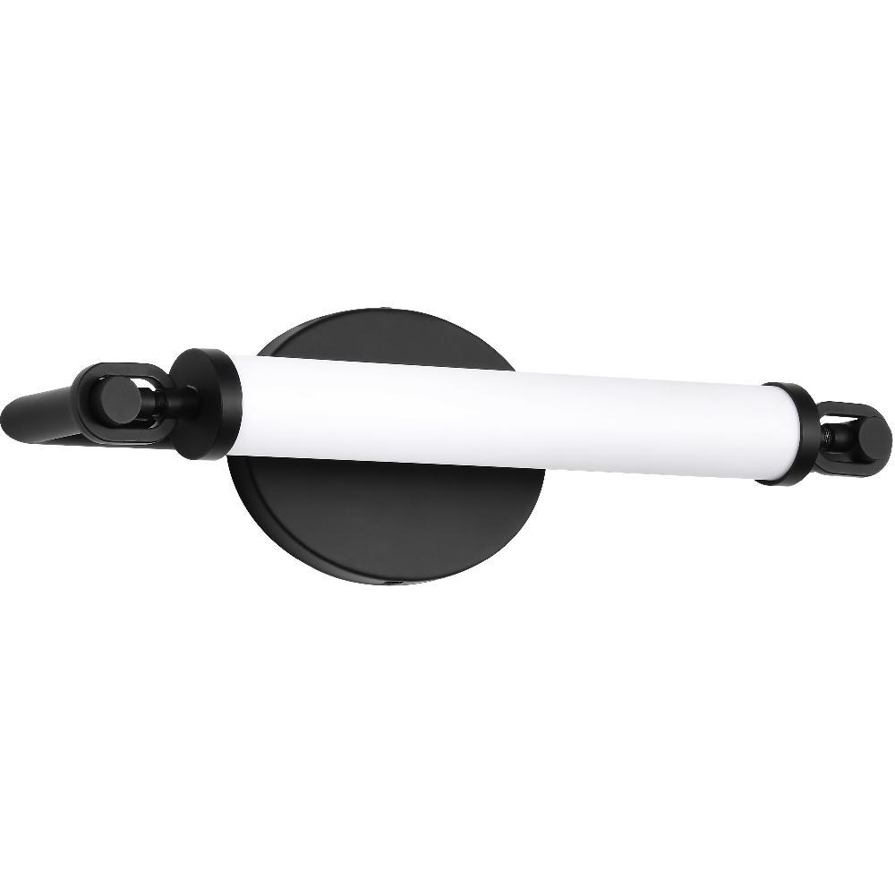 nuvo lighting Edgeworth LED 15.75 inch Matte Black Vanity Light Wall Light