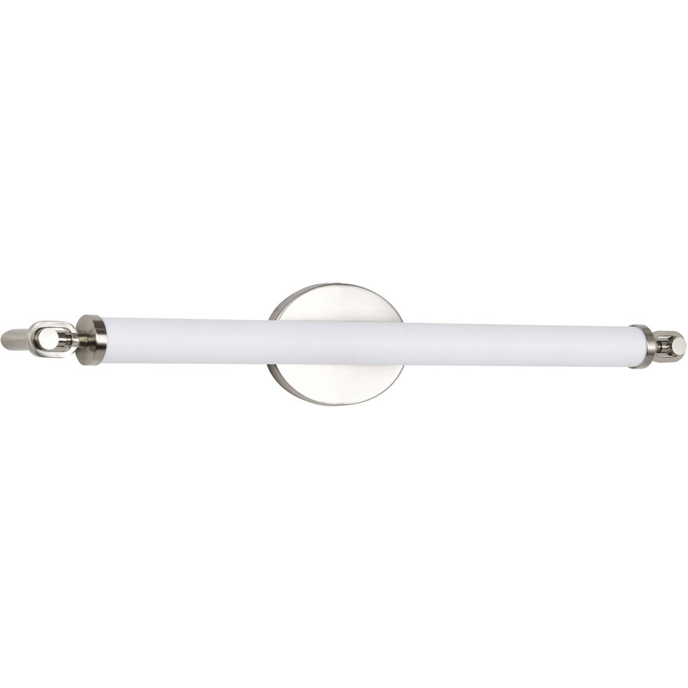 Nuvo Lighting Edgeworth LED 27.75 Inch Brushed Nickel Vanity Light Wall Light