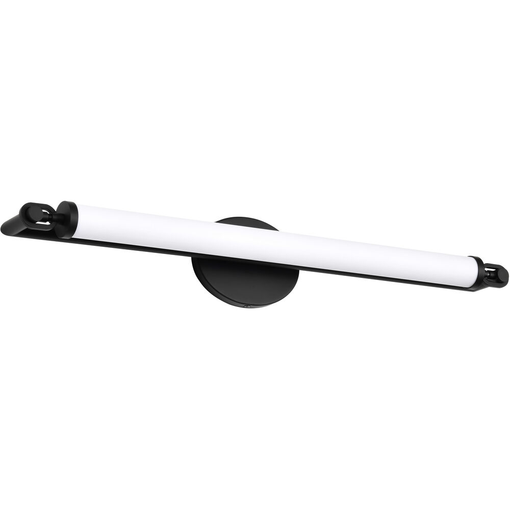 Nuvo Lighting Edgeworth LED 27.75 Inch Matte Black Vanity Light Wall Light