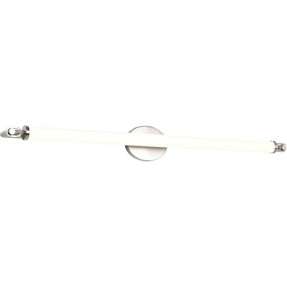 Nuvo Lighting Edgeworth LED 39.63 Inch Brushed Nickel Vanity Light Wall Light