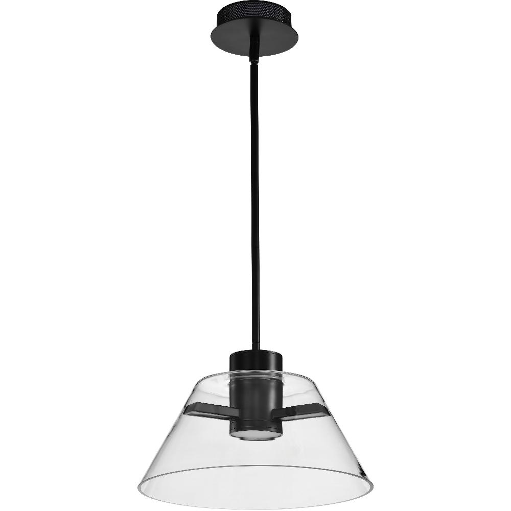 nuvo lighting Edmond LED 13.63 inch Matte Black Pendant Ceiling Light