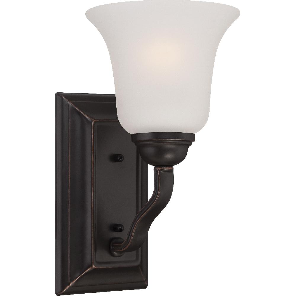 nuvo lighting Elizabeth 1 Light 6.38 inch Sudbury Bronze Vanity Light Wall Light