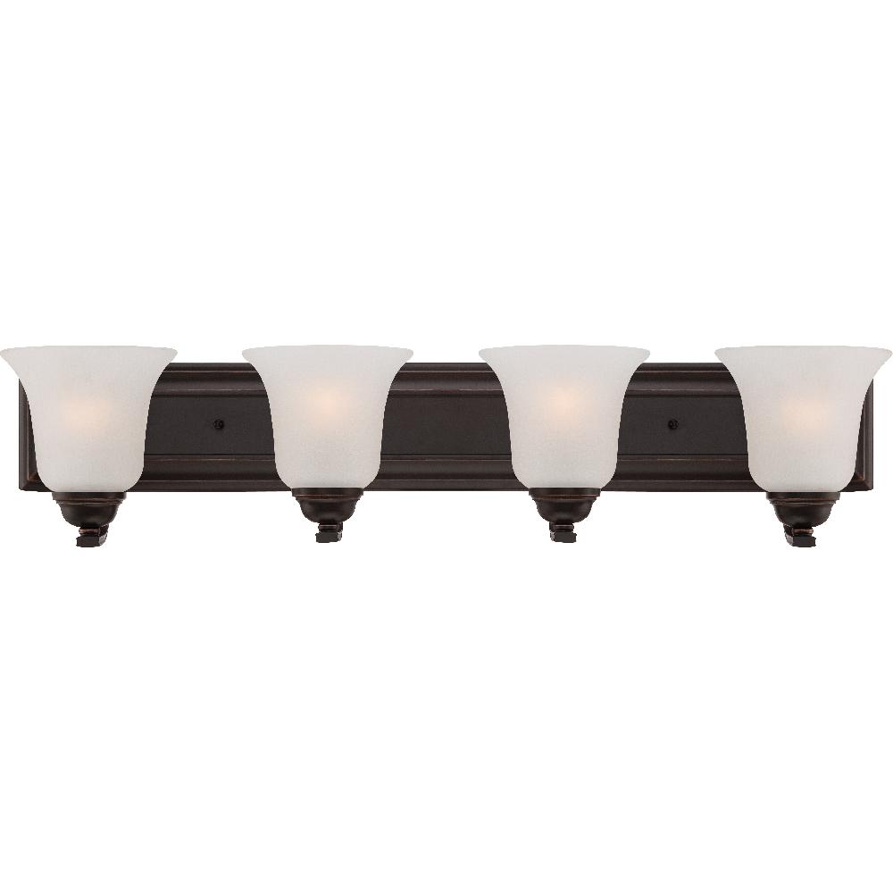 nuvo lighting Elizabeth 4 Light 30 inch Sudbury Bronze Vanity Light Wall Light