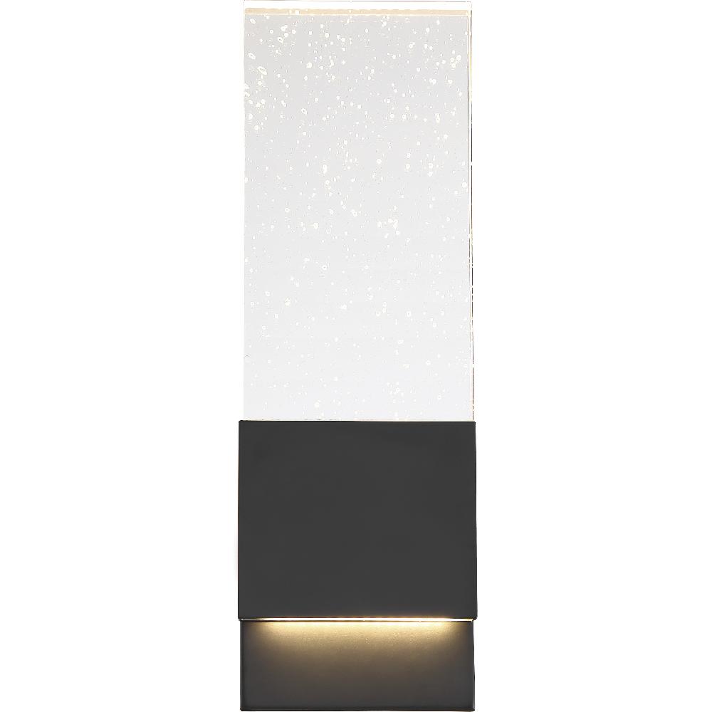 nuvo lighting Ellusion LED 5 inch Matte Black ADA Wall Sconce Wall Light Large