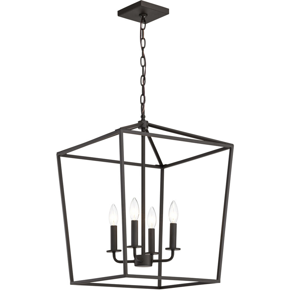 Nuvo Lighting Emma 4 Light 20 Inch Dark Bronze Pendant Ceiling Light