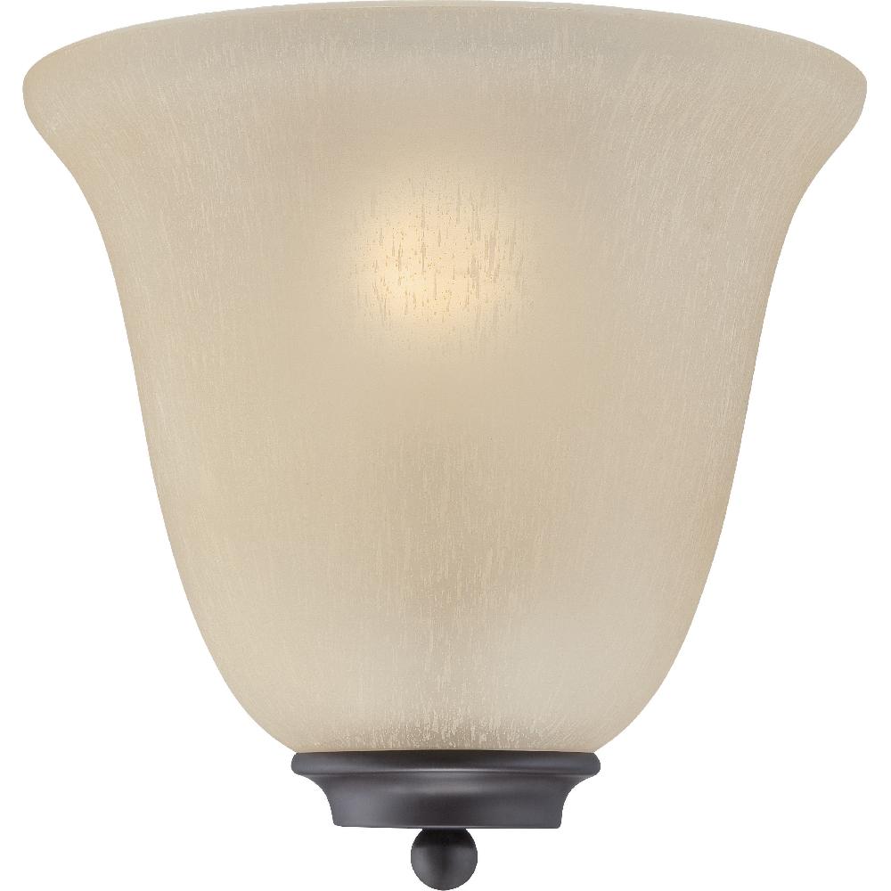 nuvo lighting Empire 1 Light 10 inch Mahogany Bronze Wall Sconce Wall Light