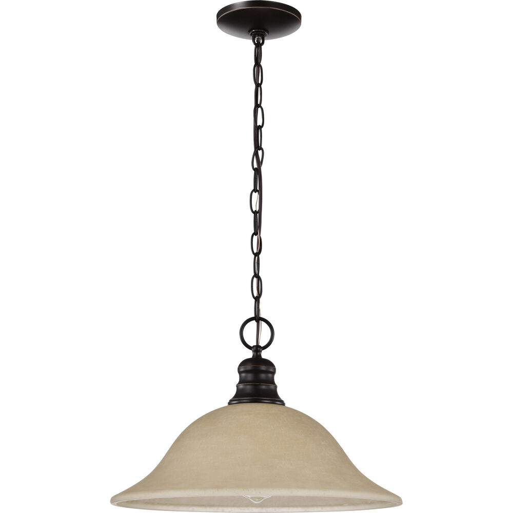 Nuvo Lighting Empire 1 Light 16 Inch Mahogany Bronze Dome Pendant Ceiling Light