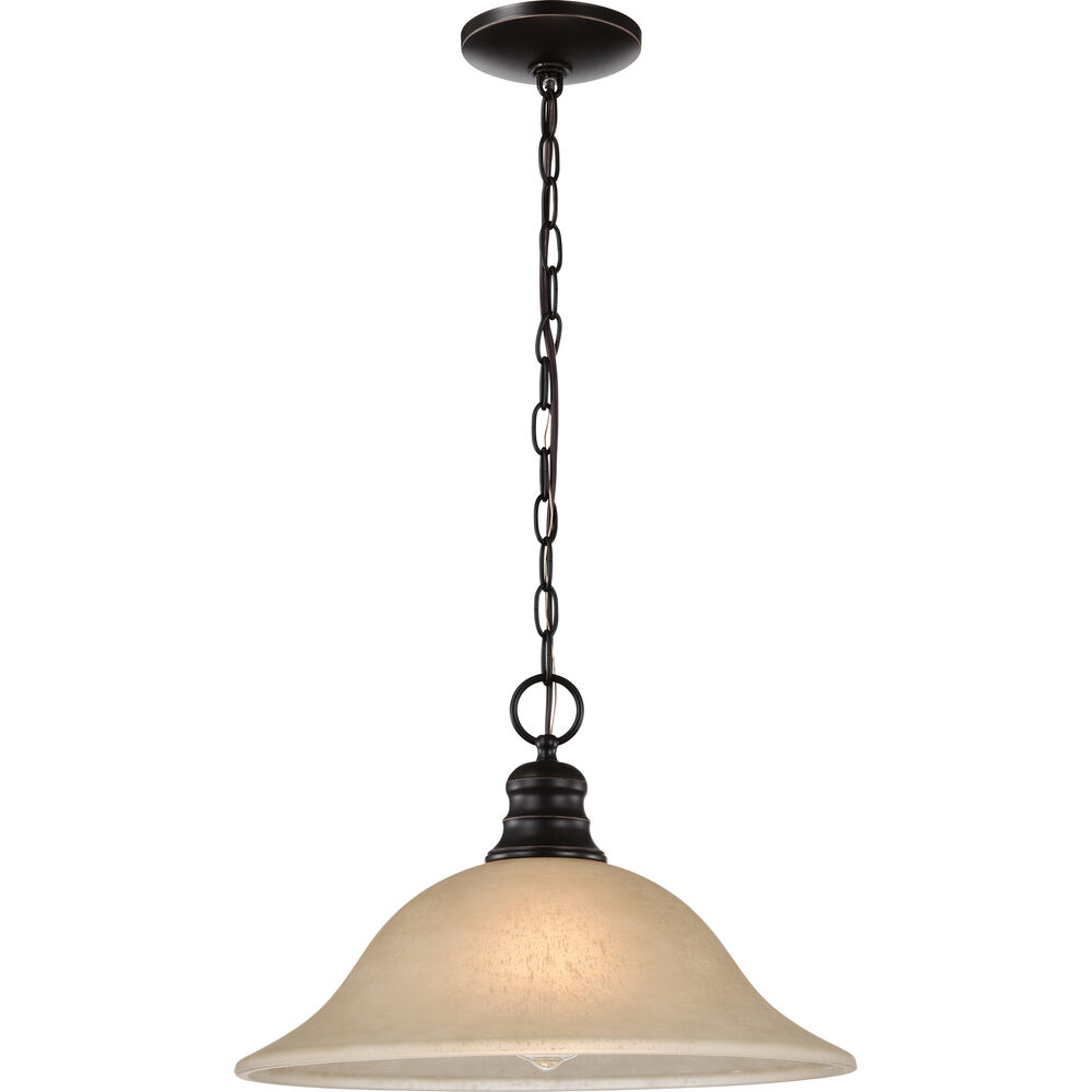 Nuvo Lighting Empire 1 Light 16 Inch Mahogany Bronze Dome Pendant Ceiling Light