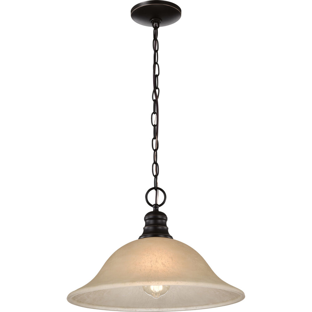 Nuvo Lighting Empire 1 Light 16 Inch Mahogany Bronze Dome Pendant Ceiling Light