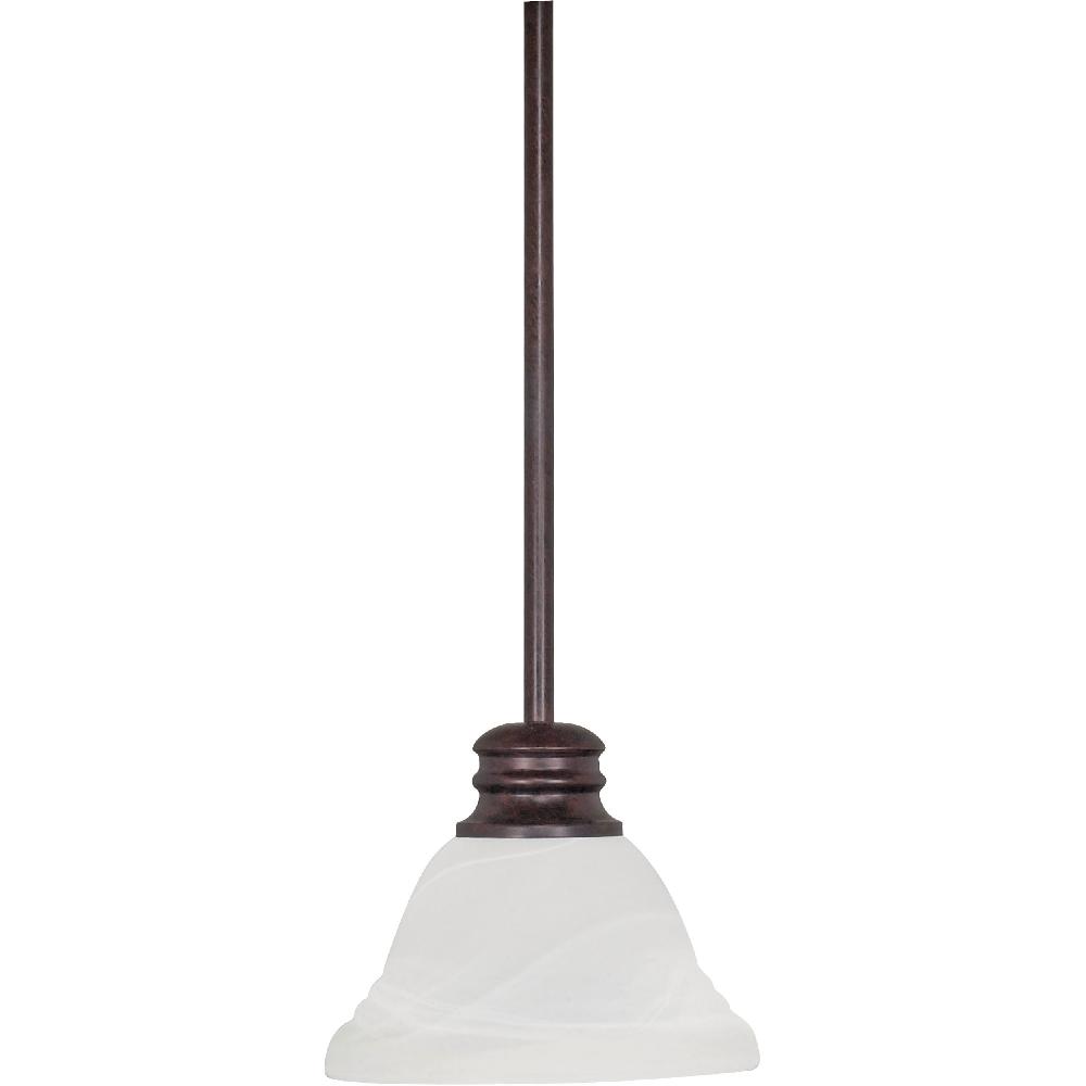 nuvo lighting Empire 1 Light 7 inch Old Bronze Mini Pendant Ceiling Light