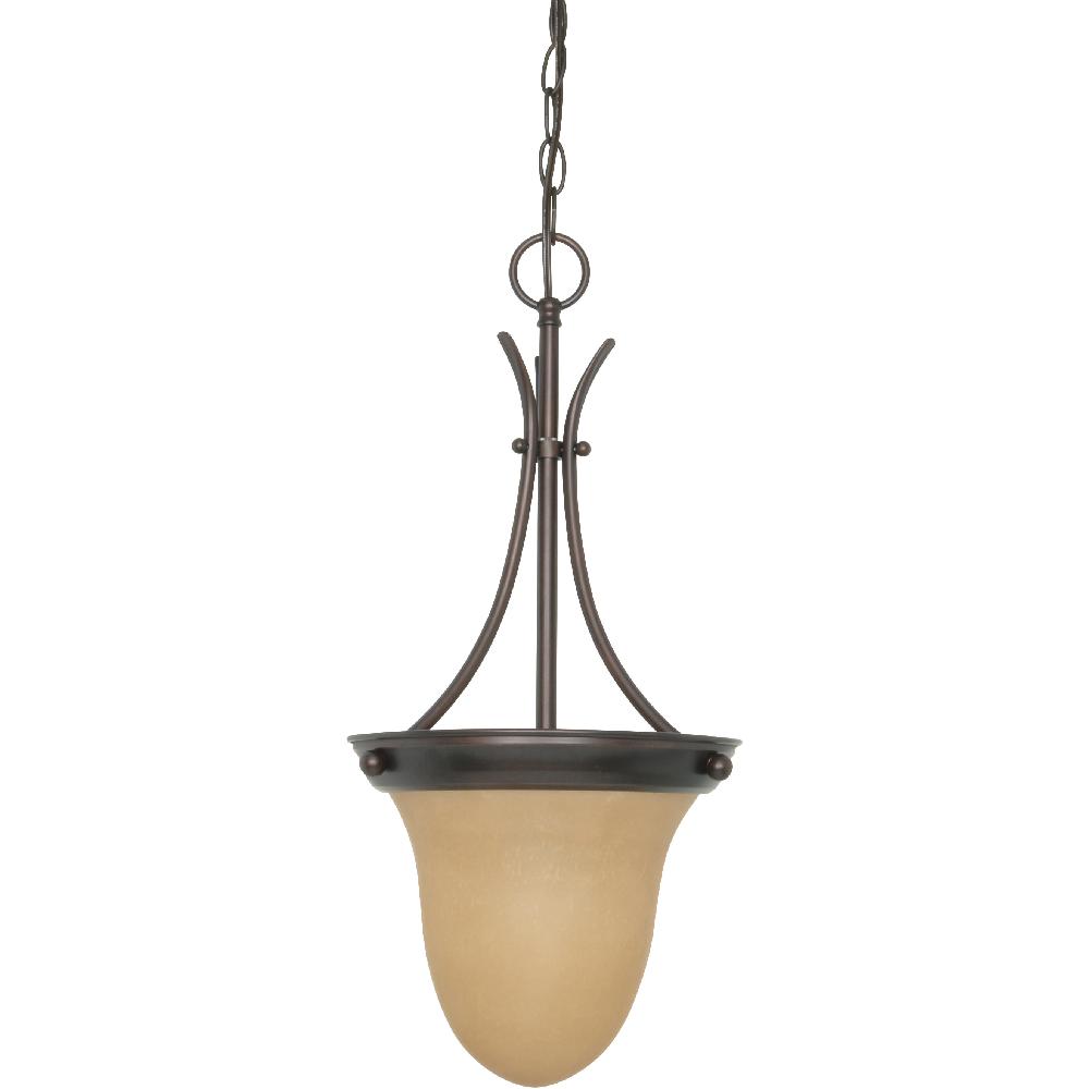nuvo lighting Empire 1 Light 9.75 inch Mahogany Bronze Pendant Ceiling Light
