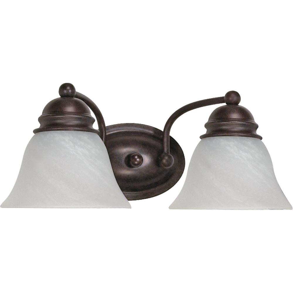 nuvo lighting Empire 2 Light 15 inch Old Bronze Vanity Light Wall Light