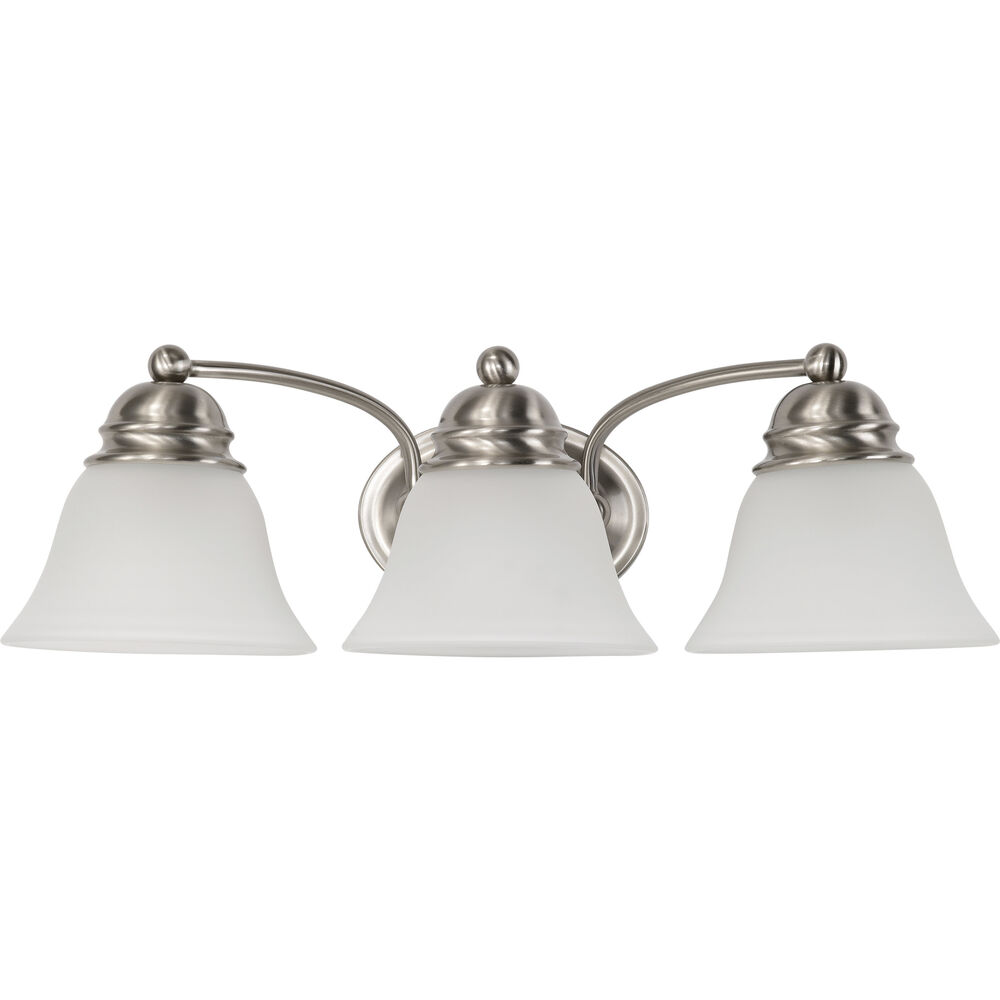 Nuvo Lighting Empire 3 Light 21 Inch Brushed Nickel Vanity Light Wall Light