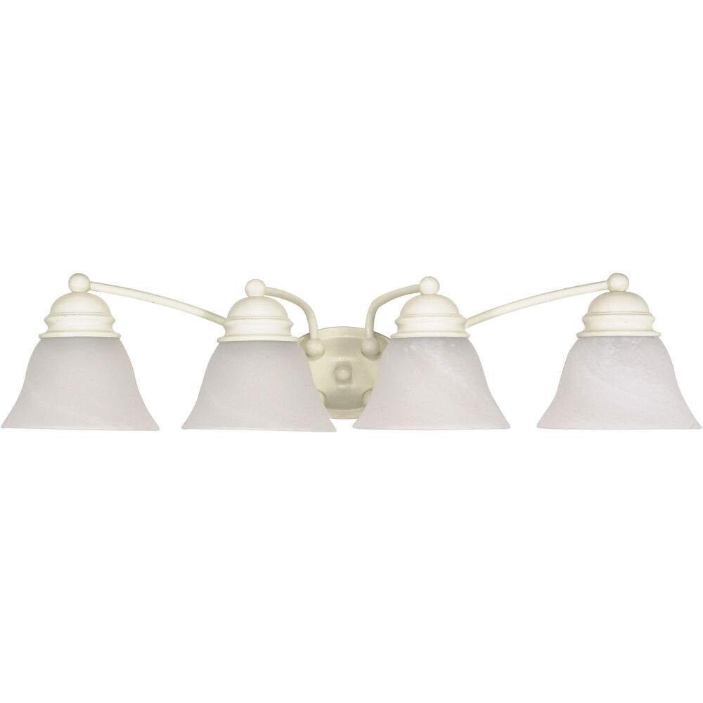 Nuvo Lighting Empire 3 Light 21 Inch Textured White Vanity Light Wall Light