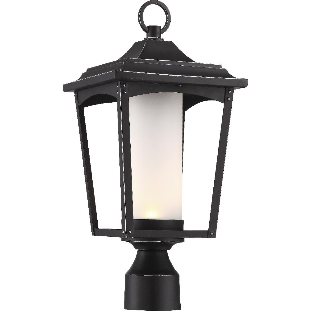 nuvo lighting Essex LED 18 inch Sterling Black Outdoor Post Lantern