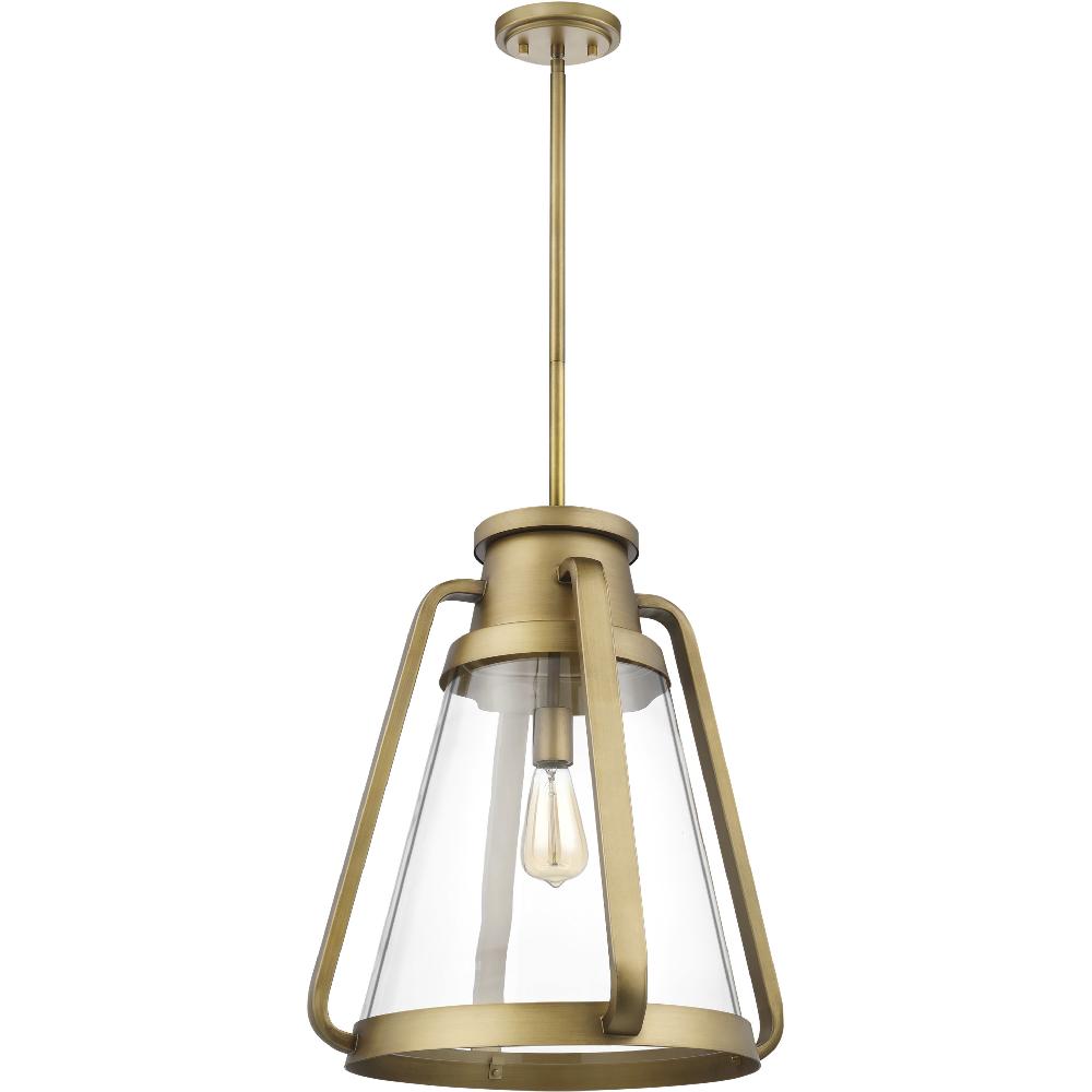nuvo lighting Everett 1 Light 17.88 inch Natural Brass Pendant Ceiling Light