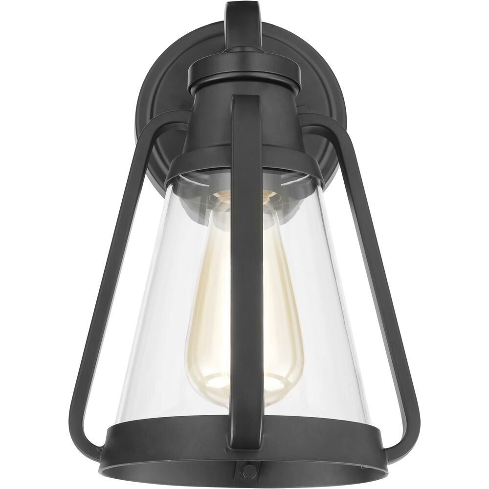Nuvo Lighting Everett 1 Light 7.13 Inch Matte Black Bathroom Vanity Lights Wall Light