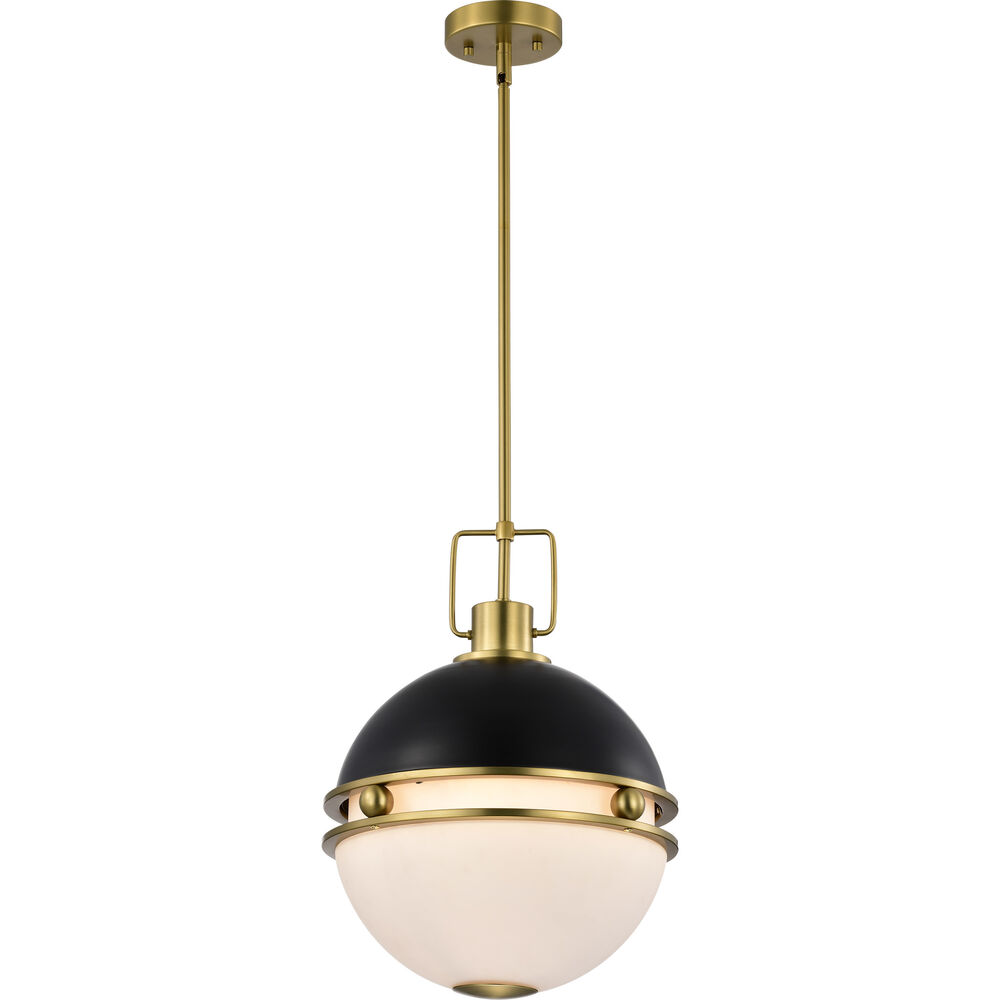 Nuvo Lighting Everton 2 Light 14 Inch Matte Black Pendant Ceiling Light