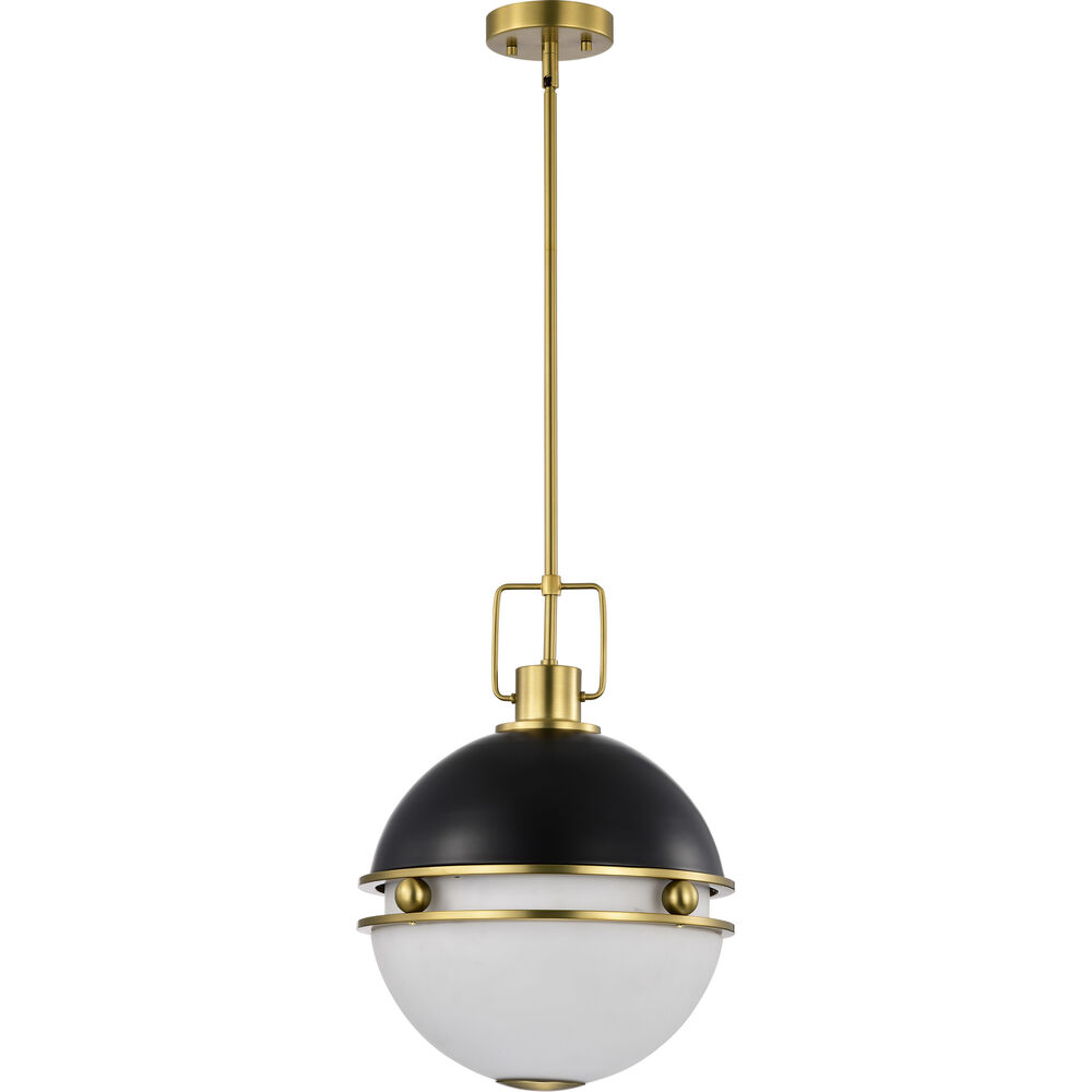 Nuvo Lighting Everton 2 Light 14 Inch Matte Black Pendant Ceiling Light