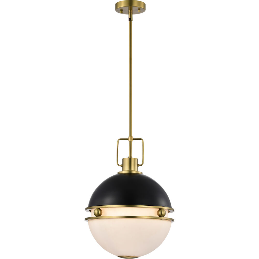 Nuvo Lighting Everton 2 Light 14 Inch Matte Black Pendant Ceiling Light