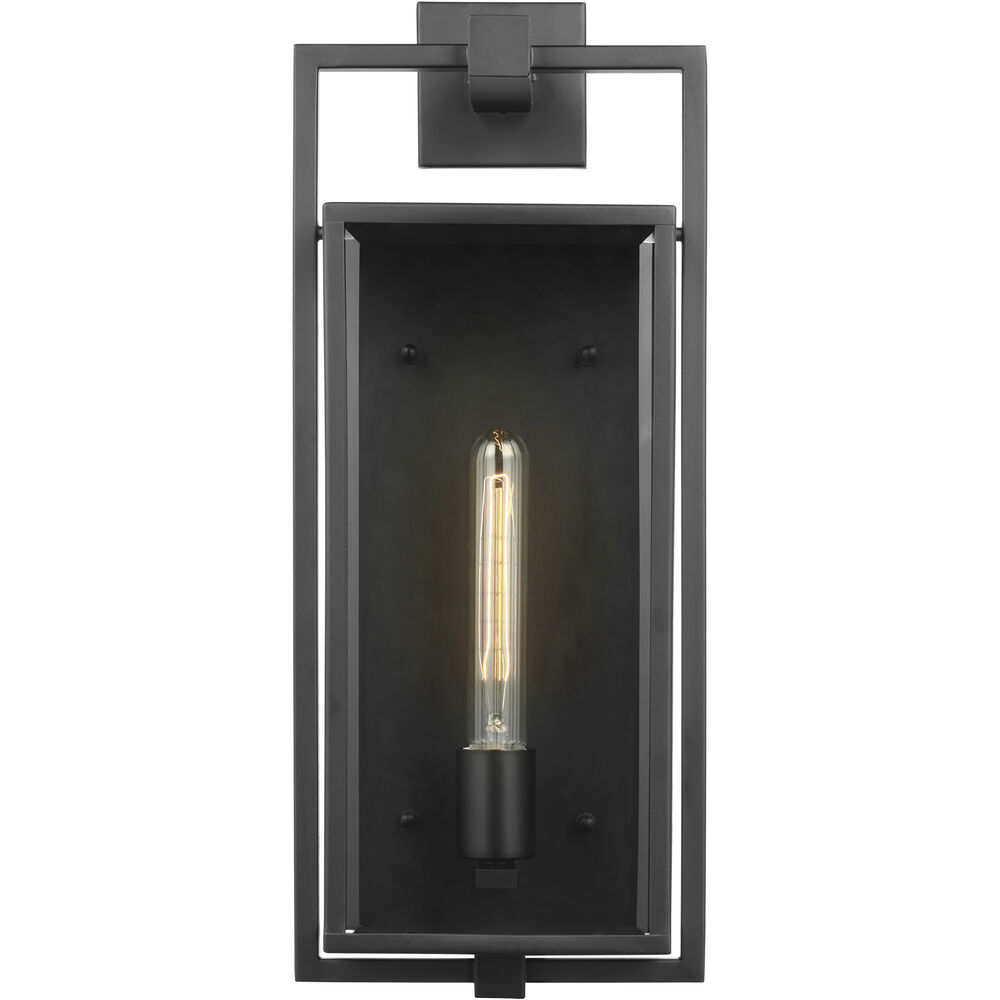 Nuvo Lighting Exhibit 1 Light 20 Inch Matte Black Outdoor Wall Sconce