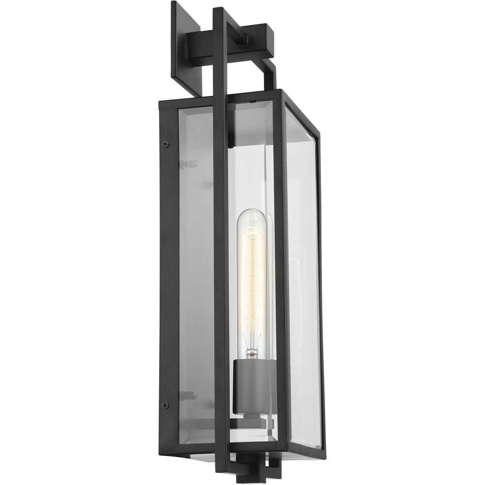 Nuvo Lighting Exhibit 1 Light 20 Inch Matte Black Outdoor Wall Sconce