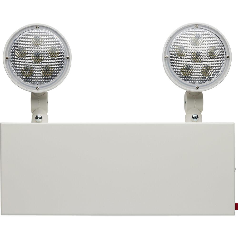 Nuvo Lighting Exit Sign LED 12 Inch White ADA Emergency Lighting Wall Light