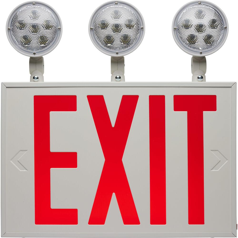 Nuvo Lighting Exit Sign LED 14.56 Inch White Exit & Emergency Sign Ceiling Light
