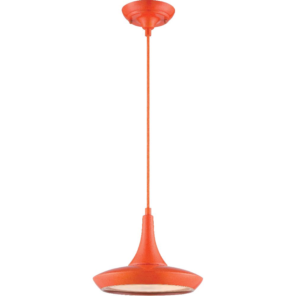 nuvo lighting Fantom LED 10.5 inch Orange Pendant Ceiling Light