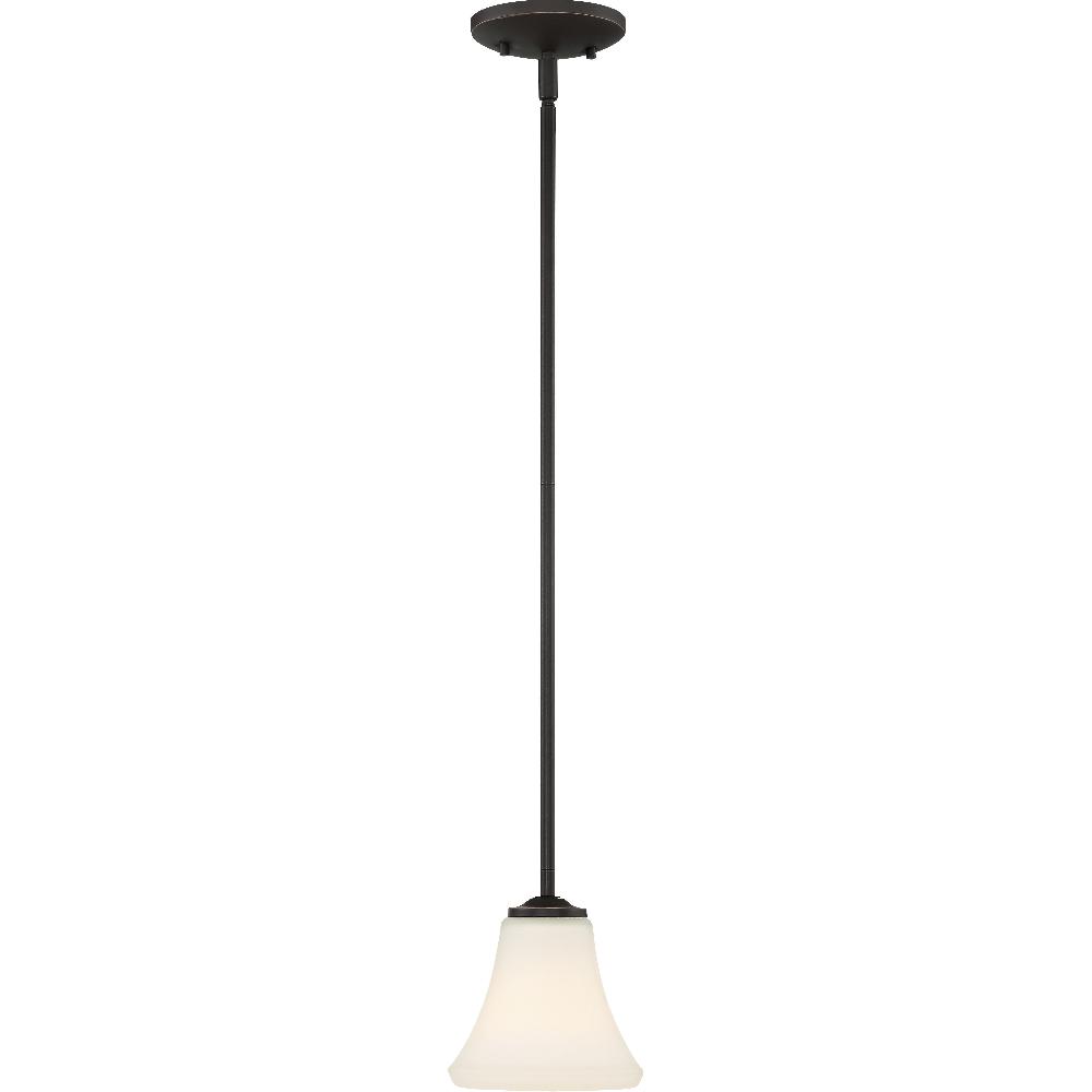 nuvo lighting Fawn 1 Light 6 inch Mahogany Bronze Mini Pendant Ceiling Light
